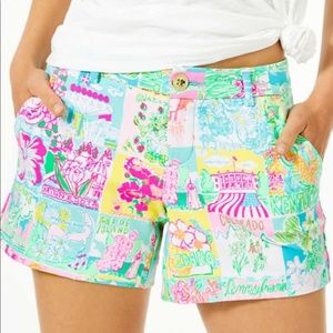 NWT Lilly Pulitzer State of Mind Knit Callahan Short size 8